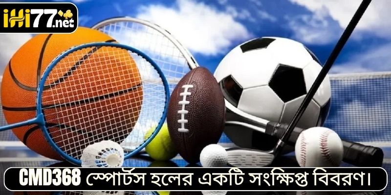 সিএমডি৩৬৮ স্পোর্টস হলের একটি সংক্ষিপ্ত বিবরণ।