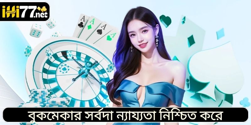বুকমেকার সর্বদা ন্যায্যতা নিশ্চিত করে
