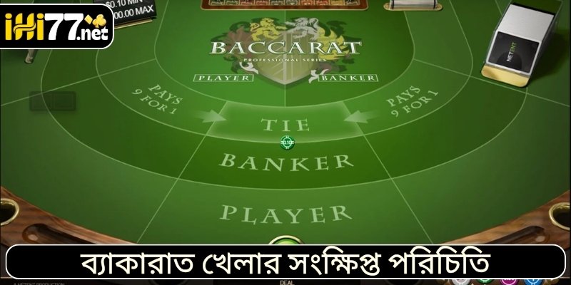 ব্যাকারাত খেলার সংক্ষিপ্ত পরিচিতি