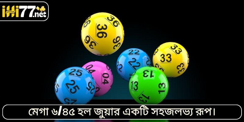 মেগা ৬/৪৫ হল জুয়ার একটি সহজলভ্য রূপ।