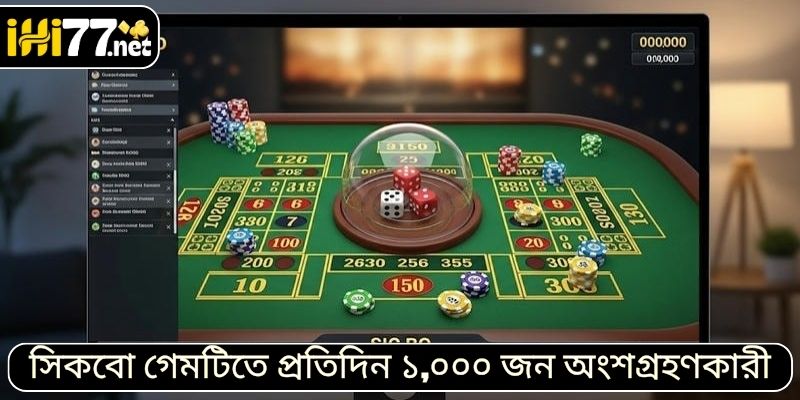 সিকবো গেমটিতে প্রতিদিন ১,০০০ জন অংশগ্রহণকারী থাকে।